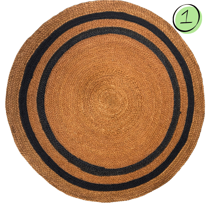 Minimalistic Jute Round Rug
