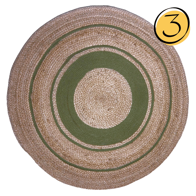 Minimalistic Jute Round Rug