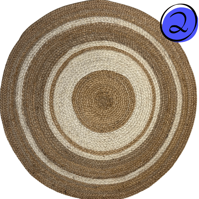 Minimalistic Jute Round Rug
