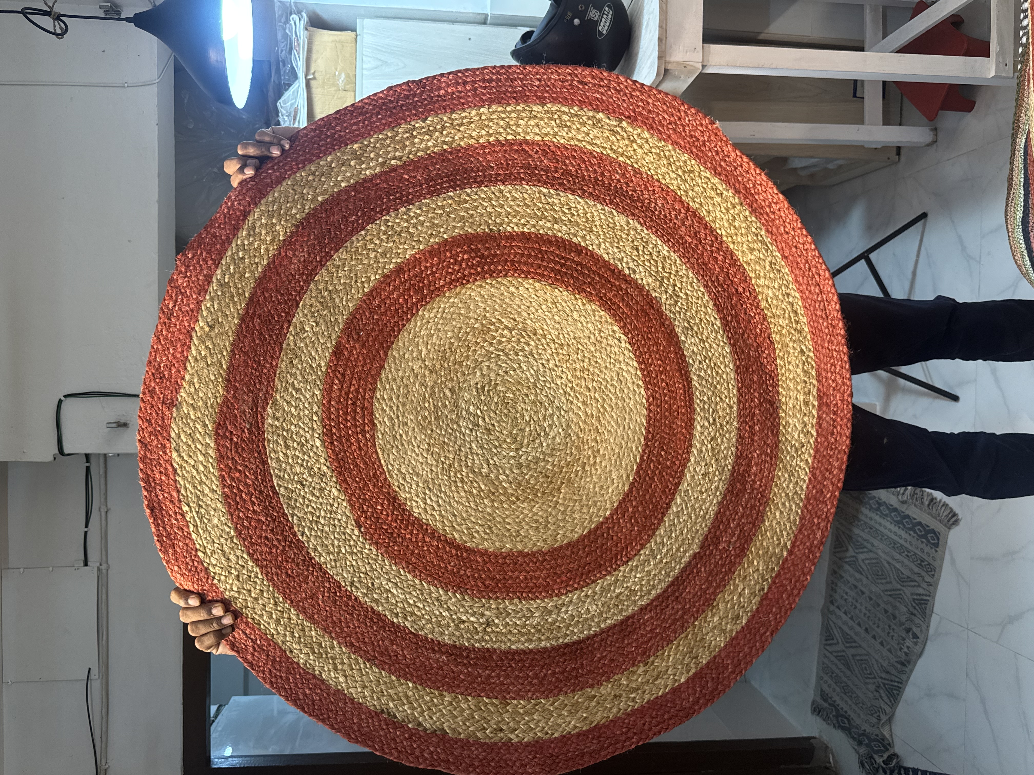 Opening Sales Jute RoundRug